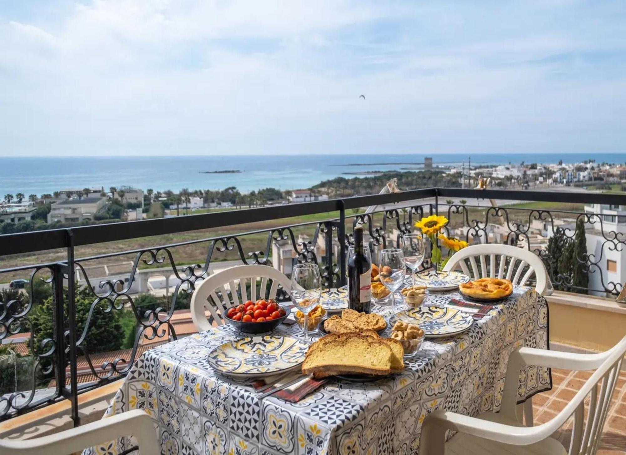 The Sea View Panoramic Villa Porto Cesareo Exterior photo